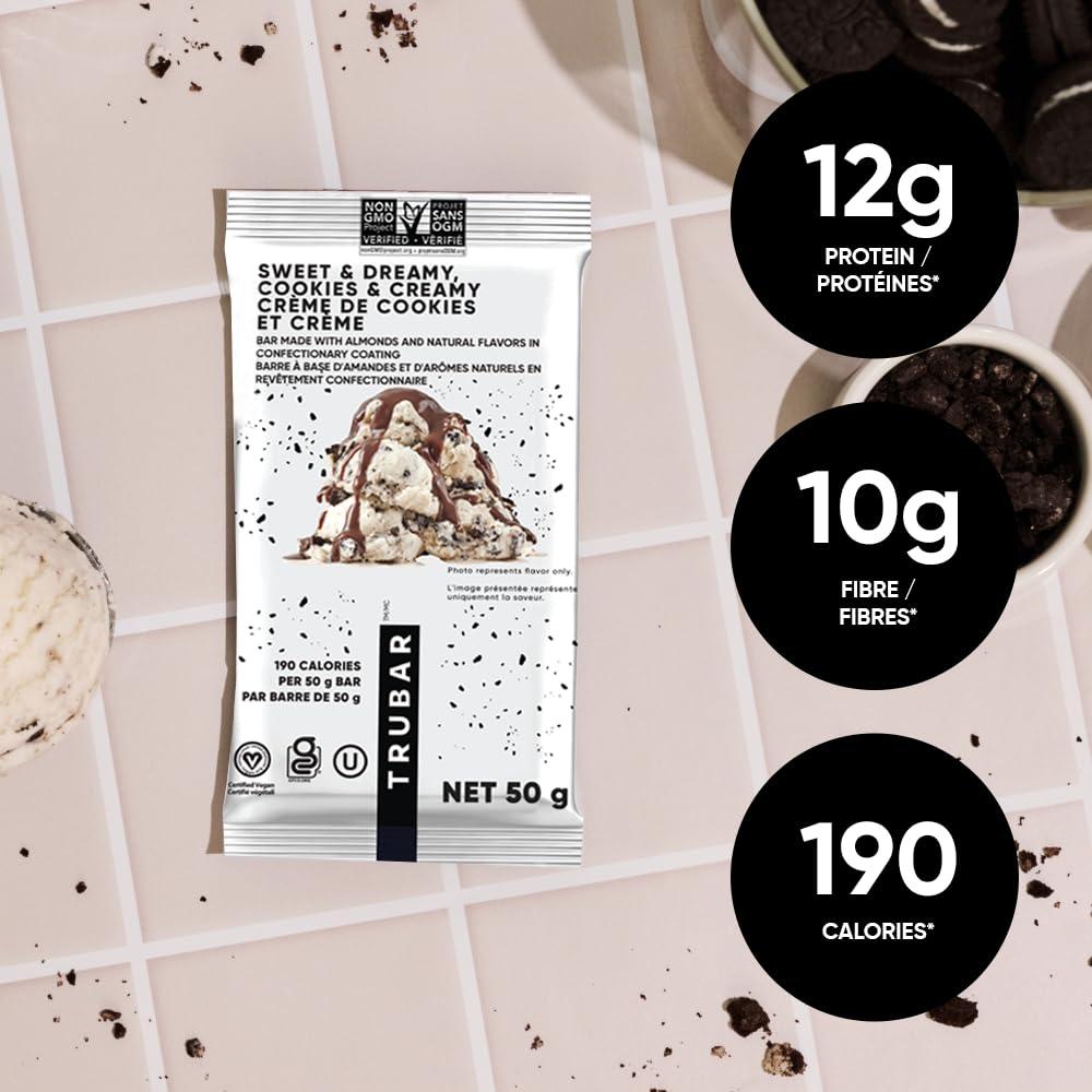 image:imageTRUBAR Vegan Protein Bar Cocoa For Coconuts and Cookies and Creamy 16 ct