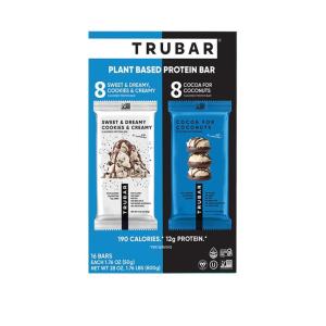 image:imageTRUBAR Vegan Protein Bar Cocoa For Coconuts and Cookies and Creamy 16 ct
