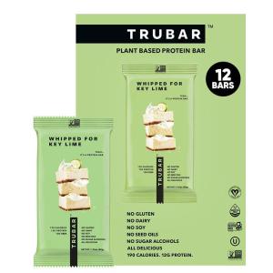 image:imageTRUBAR Vegan Protein Bar Daydreaming About Donuts Gluten Free Plant Based High Fiber Dairy Free Non GMO Low Fat No Sugar Alcohols 12G Lean Protein 13G Fiber Healthy Snack Bars 12 CTWhipped for Key Lime