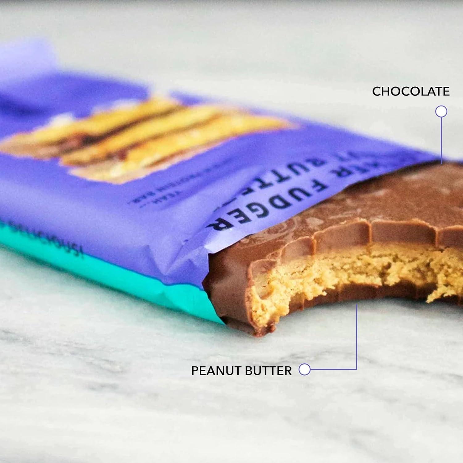 image:imageTRUBAR Vegan Protein Bar Smother Fudger Peanut Butter Gluten Free Plant Based High Fiber Dairy Free Low Fat Non GMO No Sugar Alcohols 12G Lean Protein 13G Fiber Healthy Snack Bars 1 CT1 Count Pack of 1